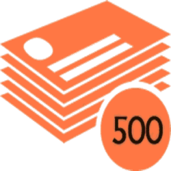500 Compliment Slips